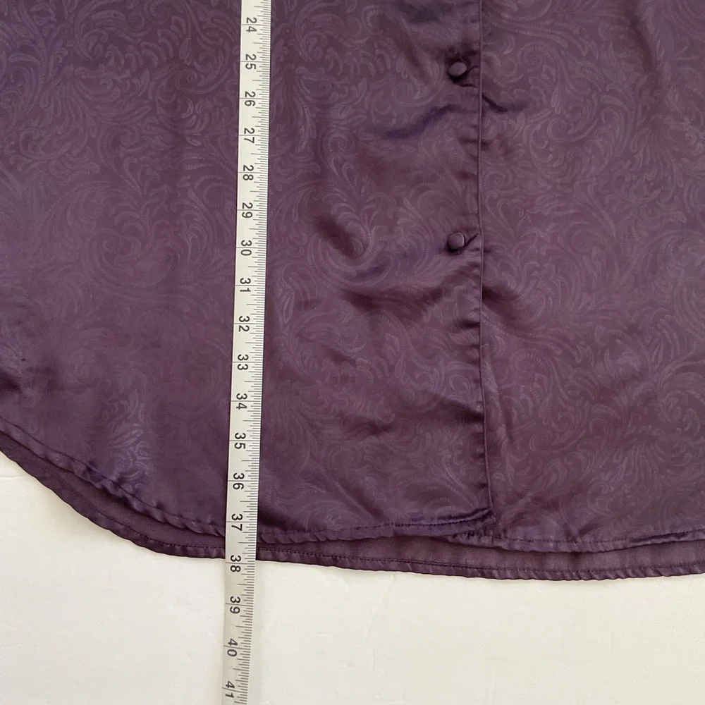 Bali Studio Nightshirt Purple Silky Size 1X